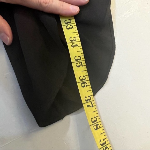 Nation LTD Freya Wrap Black Wrap Tulip Satin Pants Large - Picture 7 of 8